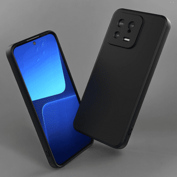 Infostyle Silikonski ovitek "Foluu Liquid" za Xiaomi 13 Črna / TPU silikon