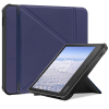 Preklopna torbica za eBralnik Kobo Libra 2 2021 7" Temno modra / PU usnje + mikrovlakna