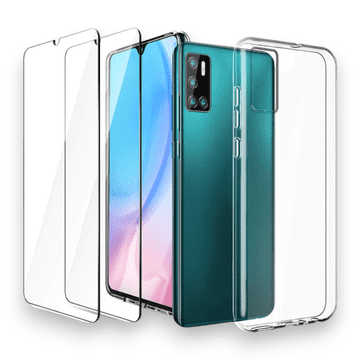 Infostyle Komplet silikonski ovitek + 2x zaščitno steklo za Cubot J9 Prozorna / TPU silikon