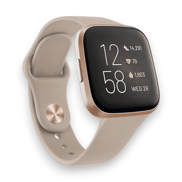 Infostyle Silikonski pašček "Vancle" za Fitbit Versa 2/Versa/Versa Lite Rjava