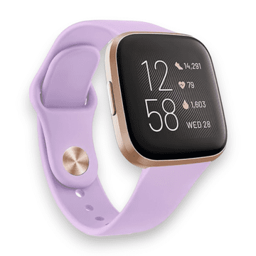 Infostyle Silikonski pašček "Vancle" za Fitbit Versa 2/Versa/Versa Lite Pastelno vijolična