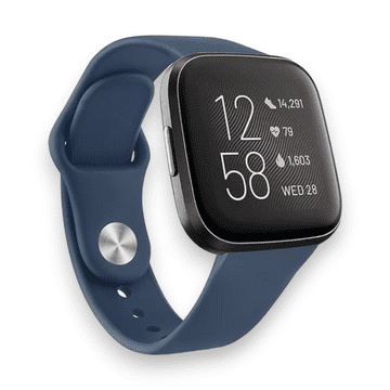 Infostyle Silikonski pašček "Vancle" za Fitbit Versa 2/Versa/Versa Lite Temno modra
