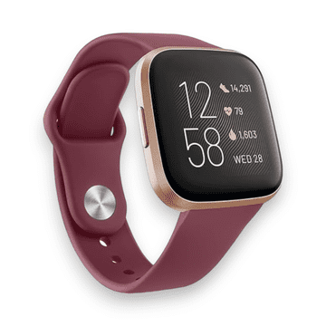 Infostyle Silikonski pašček "Vancle" za Fitbit Versa 2/Versa/Versa Lite Temno rdeča
