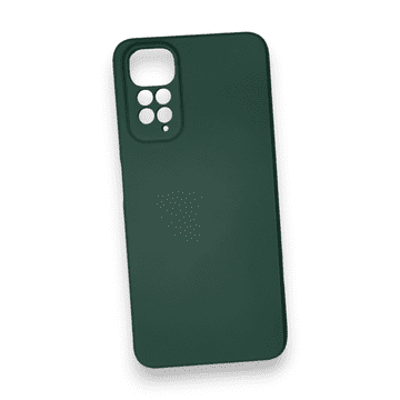 Infostyle Komplet silikonski ovitek + 2 zaščitni stekli za Xiaomi Redmi Note 11/11s 4G Temno zelena / TPU silikon