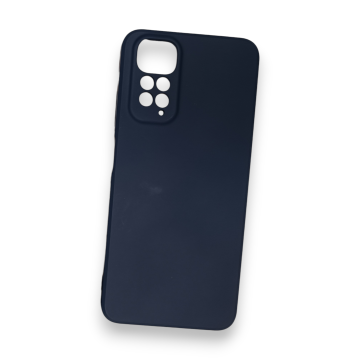 Infostyle Komplet silikonski ovitek + 2 zaščitni stekli za Xiaomi Redmi Note 11/11s 4G Temno modra / TPU silikon