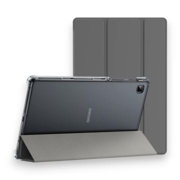 Infostyle Preklopna torbica "Translucent" za tablični računalnik Samsung Galaxy Tab A7 Lite 8.7" 2021 Siva / PC + mikrovlakna