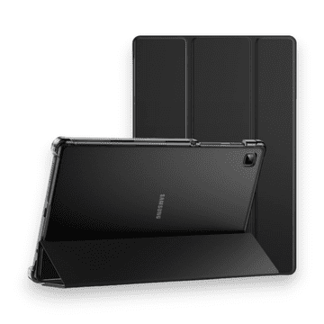 Infostyle Preklopna torbica "Translucent" za tablični računalnik Samsung Galaxy Tab A7 Lite 8.7" 2021 Črna / PC + mikrovlakna
