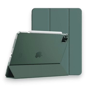 Infostyle Preklopna torbica "Translucent" za tablični računalnik Apple iPad Pro 11" (2022/2021/2020/2018) Temno zelena / PC + mikrovlakna