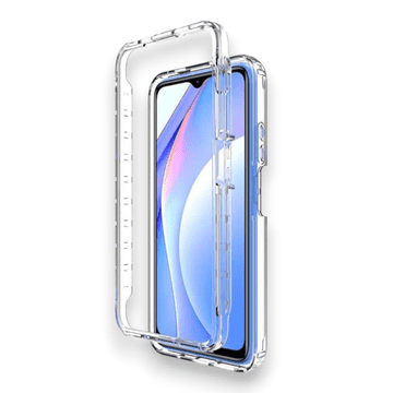 Infostyle Silikonski ovitek "Gradient Shockproof " za Google Pixel 7a Prozorna / PC + TPU silikon