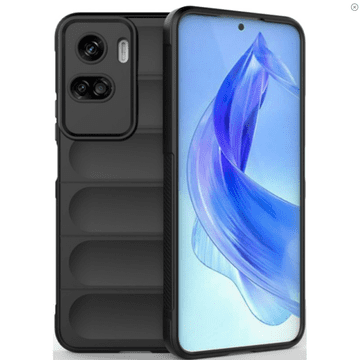 Infostyle Silikonski ovitek "Valovi" za Honor 90 Lite Črna / TPU silikon