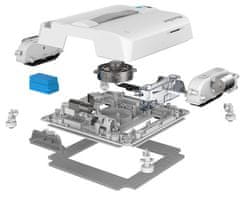 Mamibot iGlassbot W120-DP robotski čistilec oken in površin, 2v1, Cloud White