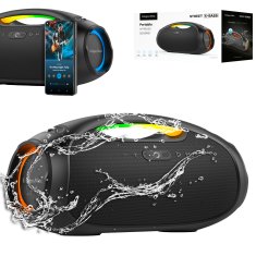 Krüger&Matz Prenosni vodoodporni Bluetooth zvočnik 60W AUX Kruger&Matz Street X-BASS