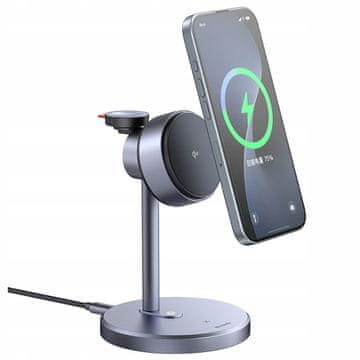 Mcdodo MCDODO 3-V-1 INDUKTIVNA POLNILNA POSTAJA ZA IPHONE, AIRPODS, WATCH, QI2