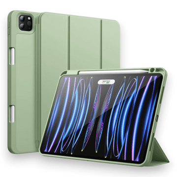 Infostyle Preklopna torbica za tablični računalnik Apple iPad Pro 11" (2020/2021/2022) z držalom za pisalo Svetlo zelena / TPU silikon + mikrovlakna