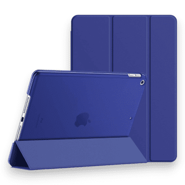 Infostyle Preklopna torbica "Translucent" za tablični računalnik Apple iPad 9/8/7 (2021/2020/2019) 10.2" Modra / PC + mikrovlakna