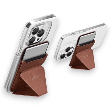 Infostyle Magnetna denarnica "MOFT Leather Wallet" za iPhone s tehnologijo MagSafe Rjava