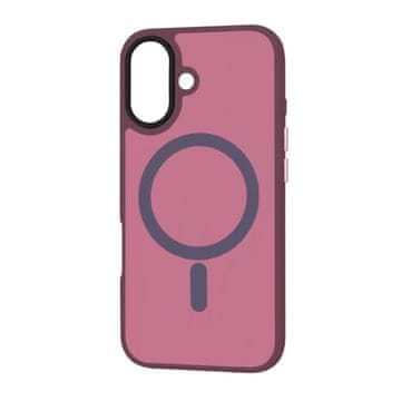 Infostyle Ovitek za telefon "HaloFrost Magsafe" iPhone 16 Plus Rdeča