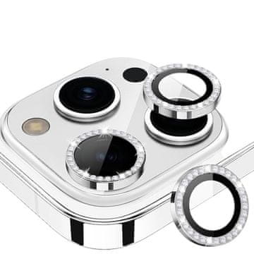 Infostyle Zaščita za kamero "LensShield Diamond" iPhone 15 Pro/iPhone 15 Pro Max Siva