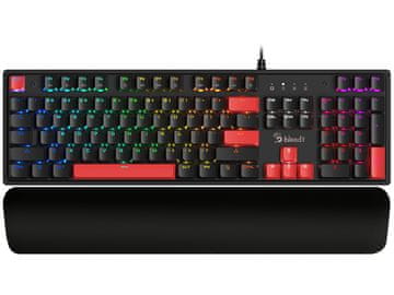 A4Tech Mehanska tipkovnicaBLOODY S525N Fire Black BLMS Red