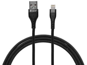 slomart Kabel TRACER USB-A na Lightning 1m, platneni ovoji