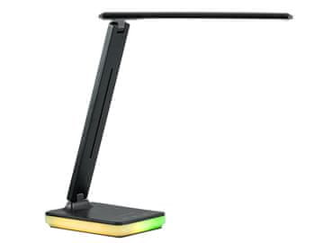 slomart TRACER LED namizna svetilka PRISMA Black, dotik