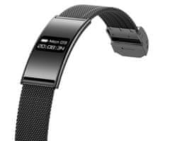 Forever Elegance SB-B8 pametna zapestnica, OLED zaslon, Carbon Black (FOR-SB-B8-ELEGANCE-B)