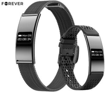 Forever Elegance SB-B8 pametna zapestnica, OLED zaslon, Carbon Black (FOR-SB-B8-ELEGANCE-B)