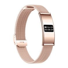 Forever Elegance SB-B8 pametna zapestnica, OLED zaslon, Rose Gold (FOR-SB-B8-ELEGANCE-RG)