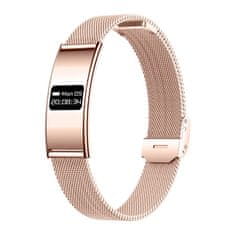 Forever Elegance SB-B8 pametna zapestnica, OLED zaslon, Rose Gold (FOR-SB-B8-ELEGANCE-RG)