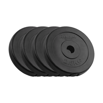 Rebel Bitumenski komplet za obtežitev 4x2,5 kg 10 kg luknja 31 mm klasična plošča