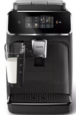 shumee PHILIPS EP2334/10 Series 2300 Espresso aparat LatteGo sistem črne in sive barve