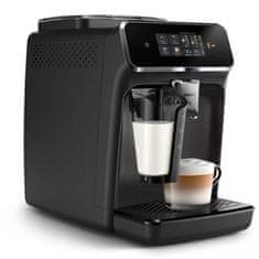 shumee PHILIPS EP2334/10 Series 2300 Espresso aparat LatteGo sistem črne in sive barve