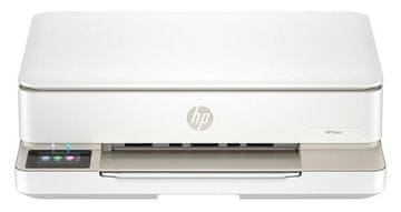 shumee Večfunkcijski tiskalnik HP Envy 6120e Instant Ink v beli in zlati barvi