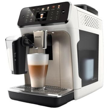 shumee PHILIPS EP5543/90 serija 5500 LatteGo espresso aparat Bela in srebrna