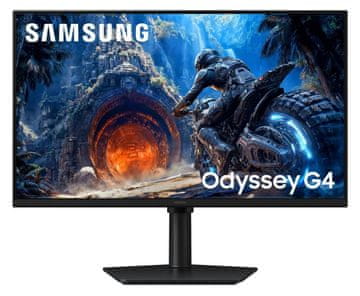 shumee Monitor SAMSUNG Odyssey G4 LS27HG402EUXEN 27 FHD IPS 1ms 300Hz FreeSync Premium G-Sync Črna