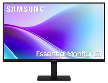 Samsung Monitor SAMSUNG Essential S3 LS27F320GAUXEN 27 FHD IPS 120Hz črne barve