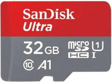 shumee Pomnilniška kartica SANDISK Ultra microSDHC 32GB 120MB/s + adapter SDSQUA4-032G-GN6MA