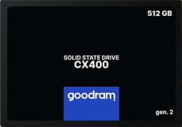 GoodRam SSD pogon GOODRAM CX400 GEN.2 512 GB SATA III 2,5 SSDPR-CX400-512-G2