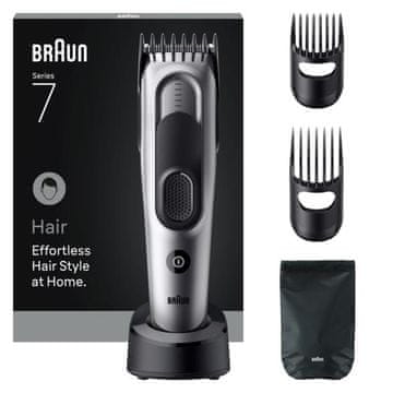 shumee BRAUN HC7590 srebrno-siv strižnik za lase