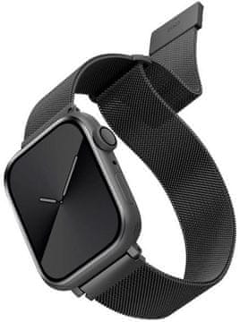 UNIQ Pašček za pametno uro UNIQ Apple Watch 44/45/46 mm, grafiten, UNIQ-44MM-DANGRP