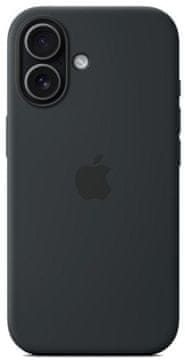 shumee Silikonski ovitek APPLE z MagSafe za iPhone 17 črne barve MGF14ZM/A