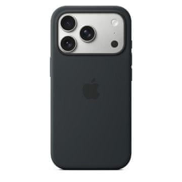 shumee Silikonski ovitek APPLE z MagSafe za iPhone 17 Pro črne barve MGFK4ZM/A