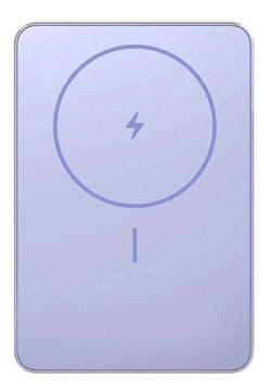shumee XIAOMI Super Slim Magnetic Power Bank 5000 mAh Vijolična