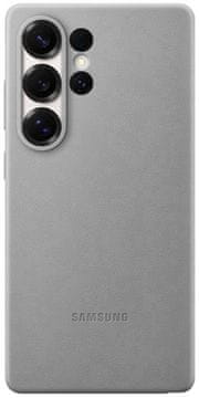 shumee SAMSUNG usnjen ovitek Kindsuit za Galaxy S25 Ultra EF-VS938PJEGWW siv