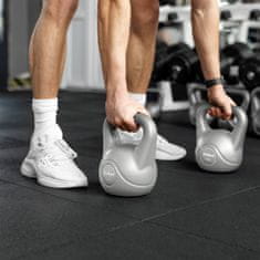 Rebel Utežna žoga za kettlebell 22 kg, siva, za vadbo ABS