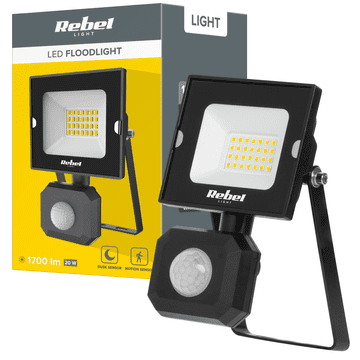 Rebel Halogenska LED žarnica s senzorjem, 20W, 4000K, IP44