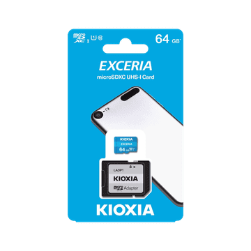 KIOXIA Kioxia 64GB UHS-I U1 microSD pomnilniška kartica z adapterjem