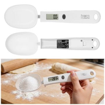 Teesa Kuhinjska tehtnica z žlico 0,3 kg, LCD