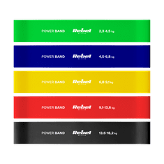 Rebel Rebel TPE Mini Band L 2,3-18,2 kg komplet 5 trakov