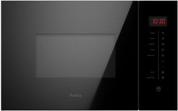 AMI Amica AMMB25E2SGB X-TYPE vgradna kombinirana mikrovalovna pečica 25 L 900 W črna